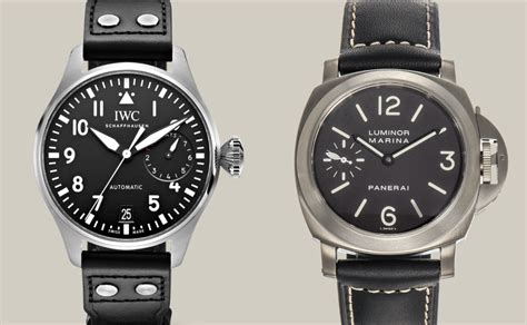 iwc or panerai|Panerai vs IWC Watches: Brand Compa.